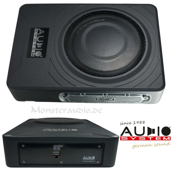 Audio System US08 passive 20cm Subwoofer Untersitz Sub 350 Watt US 08 passiv